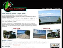 Tablet Screenshot of molokai-beachfront-cottages.com